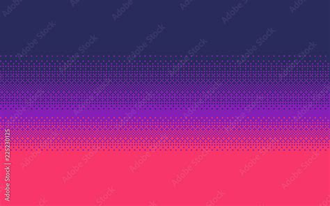 Pixel Art Gradient Color Dithering Vector Background Stock Vector