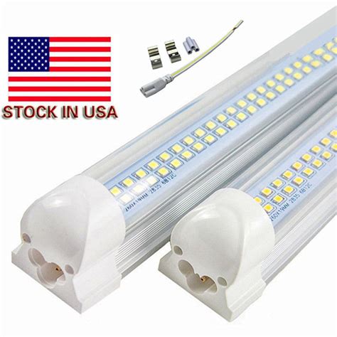 Stock In Us 8ft T8 Led Tube 72w Integrated 8 Foot Led Shop Light