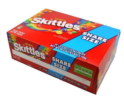 Skittles Fruit Chews Share Size Box