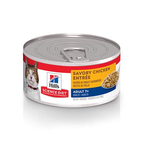 Hill's Science Diet Senior 7+ Canned Cat Food, Savory ...