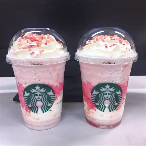 Starbucks Strawberry Honey Blossom Creme Frappuccino Iamnazza