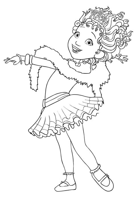 Free Printable Fancy Nancy Coloring Pages