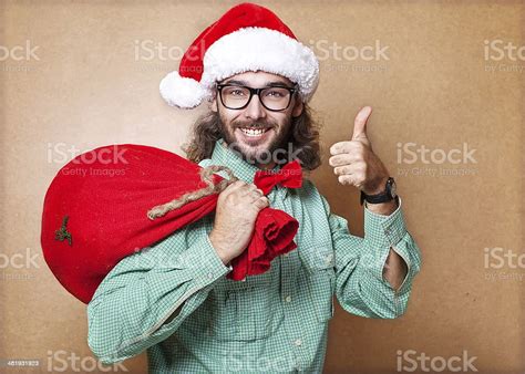 Photo Of Santa Claus Hipster Style Stock Photo Download Image Now