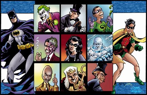 Villains Of Batman 66 By Neil Vokes And Smith In Tom Smith 30 Year