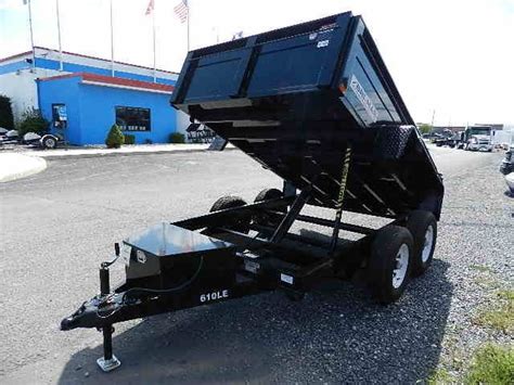 Then, do you have a truck to haul it, etc. Bri-Mar 6 x 10 Dump Trailer With 10k Ladder Ramps | Dump trailers, Trailer, Hydraulic cylinder