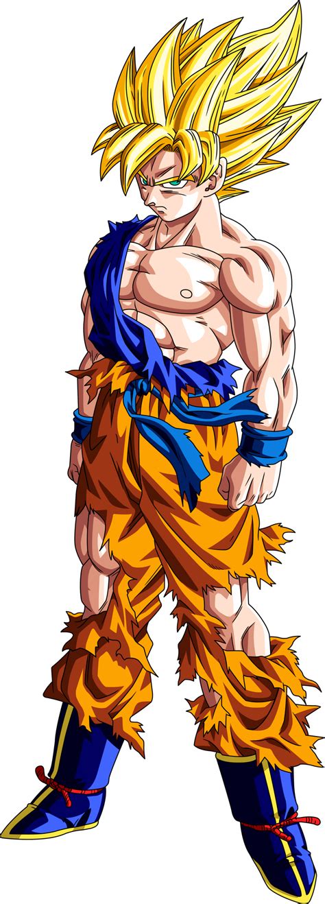 Imagen Goku Ssj1 By Maffo1989 D4hkbeqpng Dragon Ball Wiki Fandom