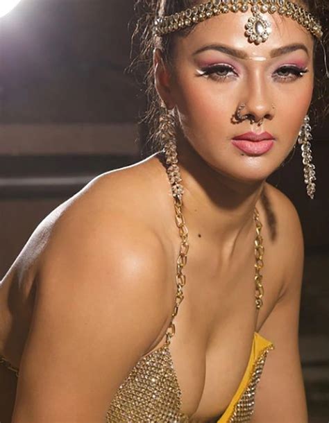 Namrata Malla Zenith Wearing Bangle Jhumkas On Bikini With Desi Tadka