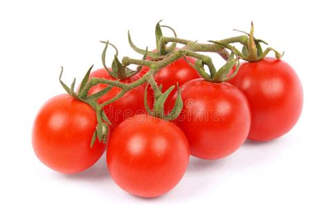 Cherry Tomatoes On Vine Stock Image Image Of Cherry 35360955