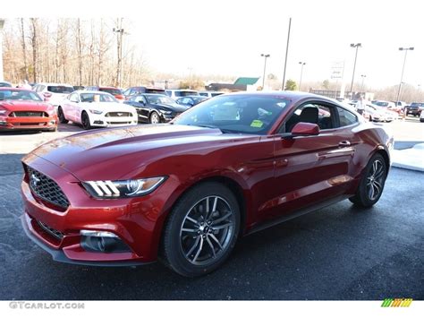 2017 Ruby Red Ford Mustang Ecoboost Coupe 118176318 Photo 3