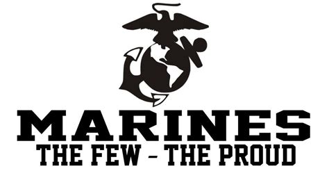 Marine Decal Us Marine Decal The Few The Proud Military Decal