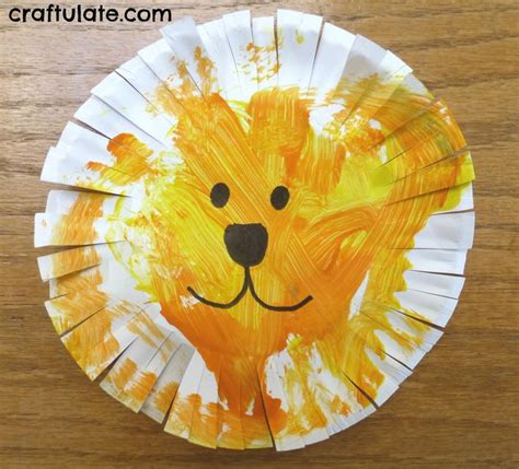 Lion Craft Animal Crafts For Kids Preschool Crafts Lion Craft