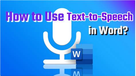 How To Use Microsoft Word Text To Speech And Best Ai Tts Tool
