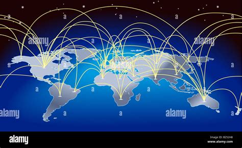 Air Routes Map Flight Paths Vametbell