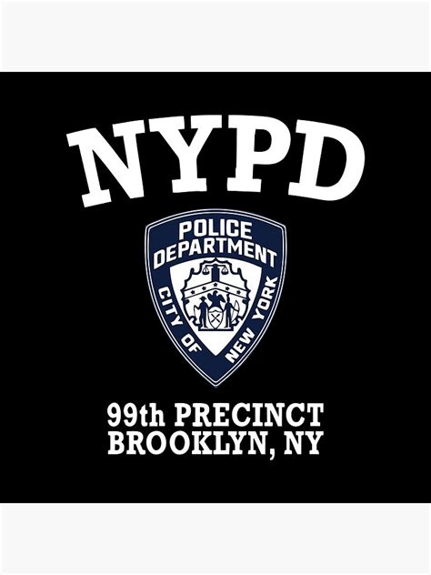 Logo Brooklyn 99 99th Precinct Poster For Sale By Kayleeadam501