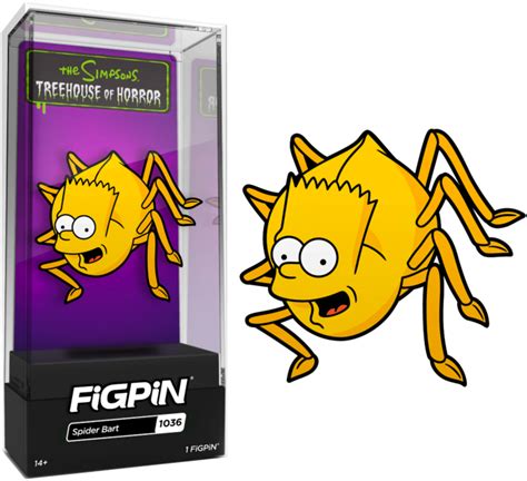 The Simpsons Spider Bart Treehouse Of Horror Figpin Enamel Pin By