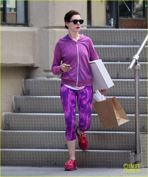 Photo Anne Hathaway Wears Head To Toe Purple 01 Photo 3168636 Just Jared Entertainment News