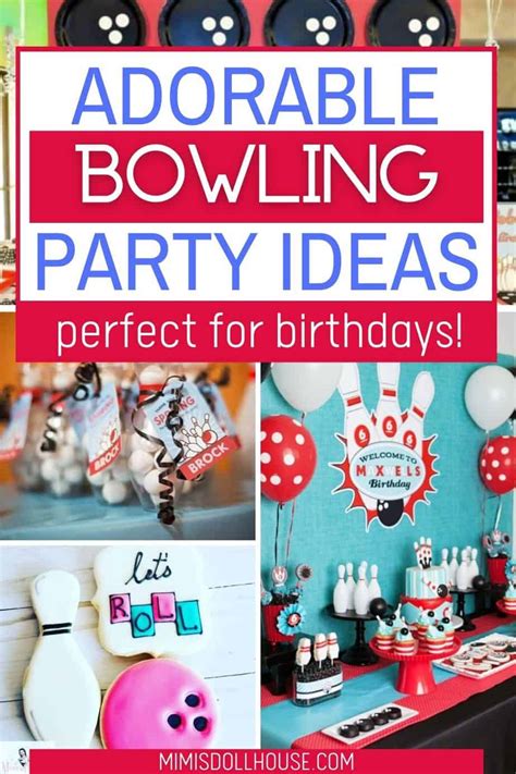 Striking Bowling Party Ideas For Tweens Mimis Dollhouse