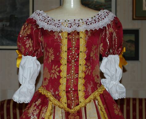 Costume Storico Femminile 1600 Barocco Abito Storico Abiti Costumi