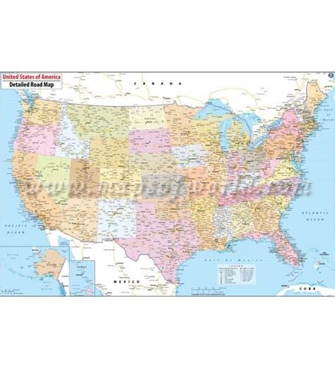 Road Map Of Usa Buy Us Map In 2021 Map Usa Map Us Map