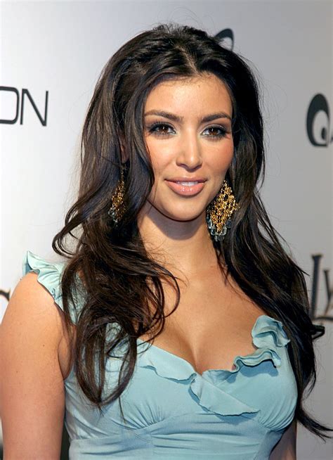 kim kardashian long wavy hairstyles fresh look celebrity hairstyles