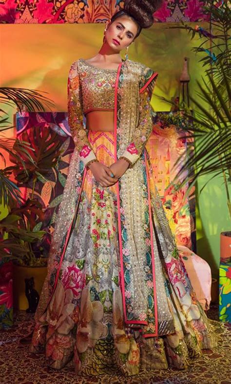 Sania Maskatiya Wedding And Bridal Dresses For Mehndi Barat And Walima Bridal Lehenga Collection