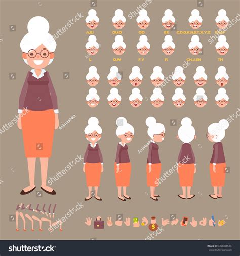 Old Women Cartoon Characters