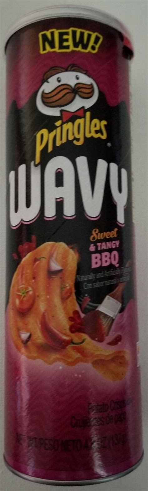New Pringles Wavy Sweet And Tangy Bbq Flavor Grelly Usa
