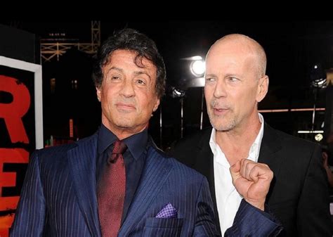 Sylvester Stallone Está Chocado Com Estado De Bruce Willis
