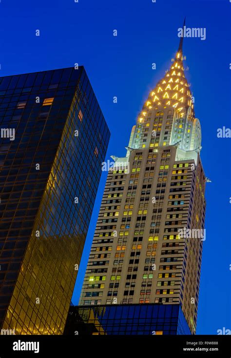 Chrysler Building New York Night Hi Res Stock Photography And Images
