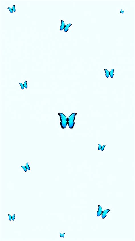 Creates sense of beauty and joy style: Aesthetic butterfly in 2020 | Blue butterfly wallpaper ...