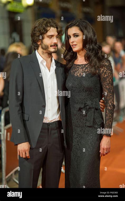 Spanish Actors Yon Gonzalez And Blanca Romero Poses For The