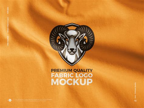 Free Premium Fabric Logo Mockup Free Mockup Zone