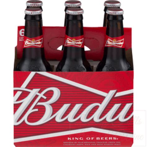 Budweiser 6 Pack Bottles