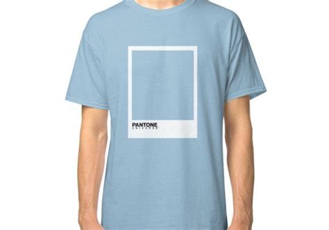 Pantone Baby Blue Classic T Shirt By Byceline T Shirt Classic T
