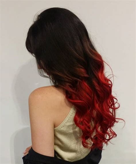 30 Flattering Red Ombre On Black Hair Ideas 2024 Trends