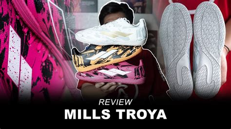 Review Sepatu Futsal Mills Troya Sepatu Futsal Pertama Dari Mills Youtube