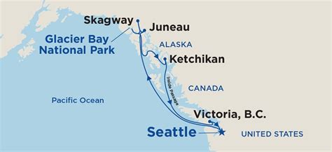 Royal Caribbean Alaska Route Map