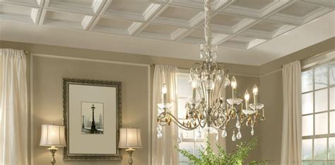 Of course you don't need to have a really high ceiling to have coffered ceilings. A Coffered Ceiling Guide | Plastic ceiling tiles, Pvc ...