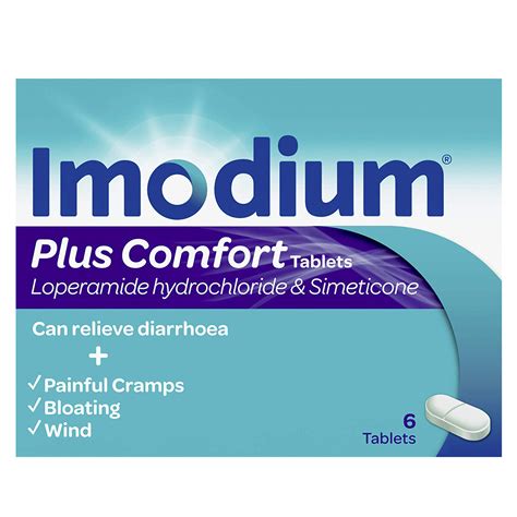 Imodium Plus Comfort Capsules 6 Tablets Medicine Marketplace