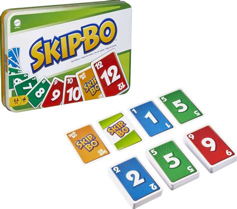 Skip Bo Retro Strategic Card Game For 2 6 Players Ages 7y