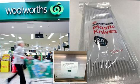 woolworths supermarket doesn t let minors buy plastic knives daily mail online