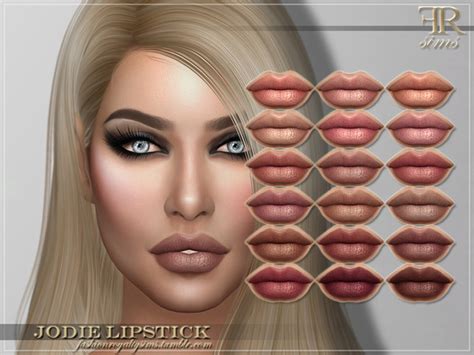 Frs Jodie Lipstick By Fashionroyaltysims At Tsr Sims 4 Updates