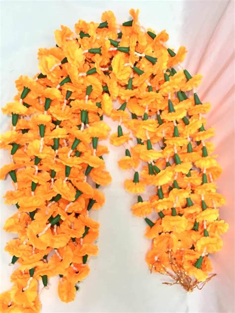 Diwali Special Artificial Garlands Marigold Flower Garlands Etsy Uk