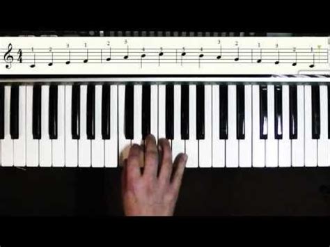 Klavier spielen lernen für Anfänger. Ein Tutorial in ...