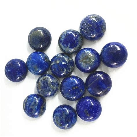 Hot 2018 Natural Blue Lapis Lazuli Stone Beads 10x10mm Round Cab