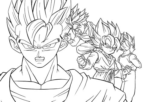 Dragon Ball Super Coloring Pages Coloring Home