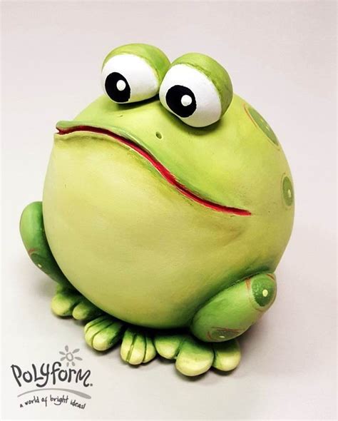 Modelair Air Dry Clay Toadily Cute Garden Critter Frog Step By Step
