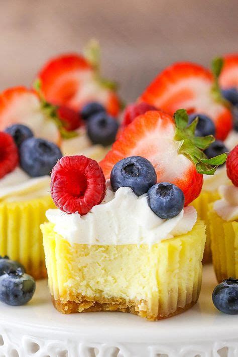 Flour helps thicken the cheesecakes and reduce risk of cracking. Mini Cheesecakes | Recipe | Mini cheesecakes, Mini ...