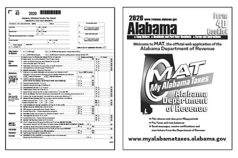 Alabama Tax Forms And Instructions For 2020 Form 40