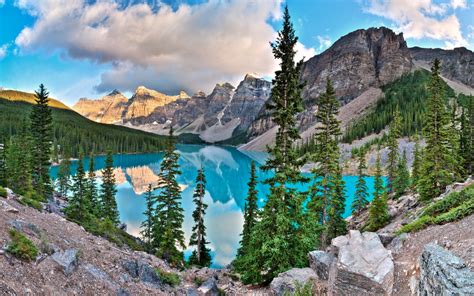 Tapety 2560x1600 Px Kanada Hdr Jezero Krajina Příroda 2560x1600